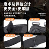 Wilkie Tactical Knee Pads Wrist Pads Elbow Pads Tactical Crawl Set Cycling Knee Pads Tactical Protective Gear Bicycle Crawl Adult Black Four-piece Set Knee Pads and Elbow Pads