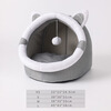 Jingdong Express Cat Nest Closed Pet Nest Cat Ear Dog House Cat House Warm Semi-Enclosed Small Apartment L 45*43*41