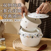 Minnan overflow soup stew pot earthen pot soup pot ceramic stew pot water-proof stew large soup cup overflow duck soup with liner for dripping soup Double-ear stew pot 400ml without liner