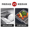 Yusenyi Drain Rack Dish Rack Kitchen Sink Stainless Steel Pool Rack Dish Washing Pool Drain Basket Dish Plate (37-20cm) Bright Gray (10 Tubes)