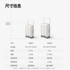 JOYGATRIP wide trolley suitcase can be boarded on the plane, suitcase, small women's trolley suitcase, men's milk coffee color 20 inches
