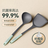 Kim Sister-in-law food-grade silicone spatula, special non-stick spatula for household cooking, high-temperature resistant kitchen utensil set, food-grade silicone/two-piece spatula + soup spoon