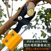 Xiangrong 28 cm open mouth electric telescopic pruning pole electric high branch pruning pole telescopic extension fruit tree garden tool G112-D28 one section with a total length of 1 meter and is not retractable