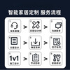 Whole house smart home control set Xiaoai voice product design solution customization system Two bedrooms and one living room smart home (luxury model) Contact customer service to receive the first 100 free designs
