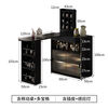 Xichangfu sideboard home island dining table living room balcony partition cabinet sofa side cabinet size apartment home storage side table installation included black bar