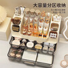 JD Logistics Large Capacity Cosmetic Storage Box Drawer Dresser Skin Care Product Lipstick Storage Rack Cream White Partitioned Storage/Deepened Brush Bucket + Widened Drawer