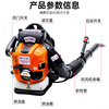 Quiet Bear Backpack Gasoline Hair Dryer High Power Blower Road Snow Blower High Wind Fire Extinguisher Industrial Soot Blower