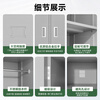 Luolaibao housekeeping cabinet two-door locker double locker locker dormitory large wardrobe 900*500*2000 standard style