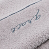 Grace 10A grade antibacterial towel pure cotton absorbent embroidered plain soft face cleansing towel single pack gray 80g