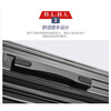 B.L.B.L suitcase men's trolley case 20-inch boarding case suitcase small password box women's leather case black 6011