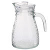 Qinkai Cold Kettle Large Capacity Cold Kettle Handle Juice Teapot Thickened Glass Kettle Cool White 1 Hammered Cold Kettle - Large Capacity 1100ml Thickened Glass