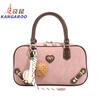 Kangaroo (KANGAROO) Sweet Cool Hot Girl Diamond Bowling Bag New and New Niche Portable Pillow Bag Fashionable and Versatile Shoulder Crossbody Bag Pink