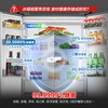Rongsheng refrigerator 460/502/507 liter French multi-door four-door household ultra-thin zero-embedded first-class energy efficiency air-cooled energy-saving double frequency conversion large capacity bottom cooling refrigerator 507L French zero-embedded independent dual system | IDP active sterilization