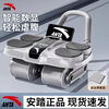 ANTA (ANTA) four-wheel abdominal fitness wheel automatic rebound abdominal muscle training equipment abdominal fitness weight loss slim belly 2025 new four-wheel counting model - gray automatic rebound (comes with thickened kneeling mat)