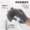 Deep Groove Toilet Brush Household No Dead Angle Squatting Toilet Brush Bathroom Wall Mounted Durable Deep In-depth Upgraded Gray 2 No Dead Angle Toilet Brush