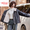 Woodpecker (TUCANO) velvet thickened warm leather jacket for women in winter small casual loose fur all-in-one jacket top hooded jacket khaki this year's popular light luxury brand M 95-107