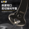 Liyu top cutting pliers, nail pliers, nail pliers, flat mouth woodworking nail pliers, nut pliers, vise pliers 200mm