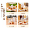 Temeiju disposable tea cups 60ml*80 pieces thickened aviation space cup kung fu tea cup tasting cup transparent with storage tank