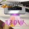 QCSK German vacuum sealing machine wet and dry household large suction food vacuum machine commercial large suction bag-free fully automatic vacuum packaging vacuum compressor sealing machine UV sterilization/dual pump large suction +30 vacuum bags