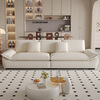 Jane Xin Sailing Fabric Sofa Living Room 2025 New Cream Style Removable and Washable Sofa Baby Velvet Sofa FC