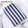 Bath towel, strong dust and mud rub, coarse sand back rub gloves, double-sided bath towel for men and women, striped red + navy blue (2 pieces)