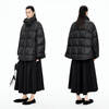 Jiangnan Buyi (JNBY) Heiqiao Xiaofang 25 New Winter Stand Collar Down Jacket Women's Seamless Tofu Block White Duck Down 5OAC1027A 001/Original Black XS