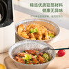 Temeiju air fryer tinfoil plate special paper food grade aluminum foil tinfoil bowl outdoor barbecue lunch box 18.5cm*60 pieces