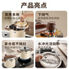 ASD pressure cooker 6L one-hand opening and closing pressure cooker 100KPa high pressure electromagnetic universal stainless steel color YS22B5WJ1