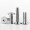 JAENS 304 stainless steel cross flat head screws CM large flat head thin head screws computer screws M2M3M4M5M6 304 flat head cross screws M2.5*10 50 pieces