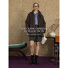 UNVESNO (UN) Gloxinia Purple Retro Mist Washed Cotton Distressed Stand Collar Design Silhouette Jacket Gloxinia Purple S