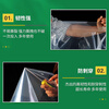 Mandelai plastic film transparent greenhouse plastic cloth waterproof film window windproof warm film seal window windshield artifact thickened dustproof cover cloth protective film mulch film 2*4 meters