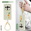 Keliman is suitable for Huawei mate80 mobile phone case lens all-inclusive mate80pro protective soft shell silicone strap lanyard anti-fall cartoon cute boys and girls - antique white persimmon peanut