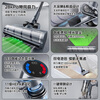 Panasonic Dust Removal Magic Wireless Vacuum Cleaner Home High Suction Handheld Green Light Display Dust Suction Cat Hair Dust Removal Quadruple Filtration MC-A33H Dual Battery Pack Long Life