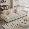 Jane Xin Sailing Fabric Sofa Living Room 2025 New Cream Style Removable and Washable Sofa Baby Velvet Sofa FC