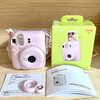 Fuji (FUJIFILM) Hong Kong direct mail Japanese original mini12 portable polaroid photography gift for women, pink