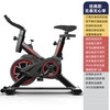 Dynamic bicycle exercise bike home silent adjustable resistance bicycle exercise indoor fitness equipment black and red color heart rate model bold frame