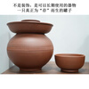 The language of stoneware, natural unglazed plain porcelain, kimchi jar without inner cover, Yeongju earthenware pure raw mineral mud, brown 1
