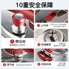 Tianxi explosion-proof pressure cooker 6L household 304 stainless steel pressure cooker one-hand opening and closing induction cooker universal / suitable for 3-5 people