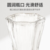 Jinlongxing glass transparent vase decoration living room flower arrangement light luxury high-end creative art hydroponic water-grown roses and tulips
