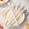 Jingwu ceramic chopsticks, high-end household tableware gift box, mildew-resistant, high-temperature resistant, antibacterial, one pair for one person, 10 pairs of chopsticks for family sharing