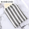Bath towel, strong dust and mud rub, coarse sand back rub gloves, double-sided bath towel for men and women, striped red + navy blue (2 pieces)