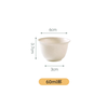 Denbigh disposable kung fu thickened rice husk small tea set cup high-end rice husk space tea cup accessories 60ml 50 pieces