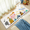 Dajiang Crazy Zootopia co-branded genuine carpet bedroom bedside blanket cloakroom plush carpet in front of bed 60x160cm