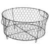 Yusenyi 3 stainless steel Japanese-style hand-woven storage basket fruit storage basket snack storage basket 25cm