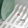 ROP drain rack imported from Japan household chopsticks plate and dish storage rack drain basket drain sink kitchen storage rack narrow white