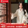 Creative girl CREATIVITY-GIRL white fox fur double-sided woolen woolen coat for women 2025 autumn and winter new style high-end lapel temperament coat white gift box packaging + JD door-to-door delivery S suitable for 105-120 pounds