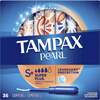 American Tampax pearl cotton strips with long catheter for sports and swimming, 34 pieces of pearls - long catheter - mixed 8 small 26 medium others