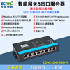 Serial server 8-way RS232/422/485 to Ethernet module Modbus gateway active polling rtu to tcp serial port to network port