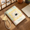 Toutou puppy passport holder wallet overseas travel document storage card bag birthday new year New Year's Eve gift for girlfriend