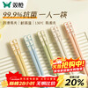 Double-gun color-separated antibacterial alloy chopsticks for household meal-sharing, anti-slip chopsticks, mildew-proof and high-temperature resistant, one chopstick per person, high-looking 5 pairs